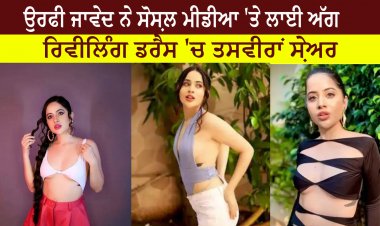 ਉਰਫੀ ਜਾਵੇਦ ਨੇ ਸੋਸ਼ਲ ਮੀਡੀਆ 'ਤੇ ਲਾਈ ਅੱਗ - ਰਿਵੀਲਿੰਗ ਡਰੈੱਸ 'ਚ ਤਸਵੀਰਾਂ ਸ਼ੇਅਰ