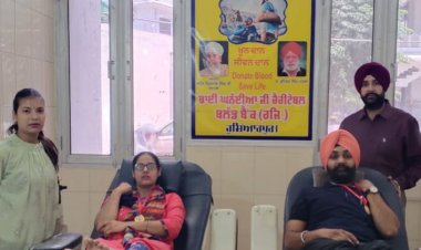 ਸਿੱਧੂ ਜੋੜੇ ਨੇ 24ਵੀਂ ਵਾਰ ਇਕੱਠਿਆਂ ਕੀਤਾ ਖੂਨਦਾਨ