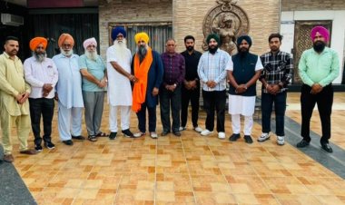 ਬਾਬਾ ਕੁਲਵੀਰ ਸਿੰਘ ਢਡਿਆਲਾ ਦਾ ਵਿਦੇਸੋ ਪਰਤਣ ਤੇ ਮਨਜੀਤ ਦਸੂਹਾ ਵੱਲੋ ਭਰਵਾ ਸਵਾਗਤ।