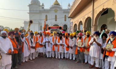 ਬੋਲੇ ਸੋ ਨਿਹਾਲ  ਦੇ ਜੈਕਾਰਿਆਂ ਨਾਲ ਗੁਰਦੁਆਰਾ ਸ੍ਰੀ ਦਰਬਾਰ ਸਾਹਿਬ  ਡੇਰਾ ਬਾਬਾ ਨਾਨਕ ਤੋਂ ਸ੍ਰੀ ਹੇਮਕੁੰਟ ਸਾਹਿਬ ਲਈ  30ਵੀਂ ਪੈਦਲ ਯਾਤਰਾ ਰਵਾਨਾ